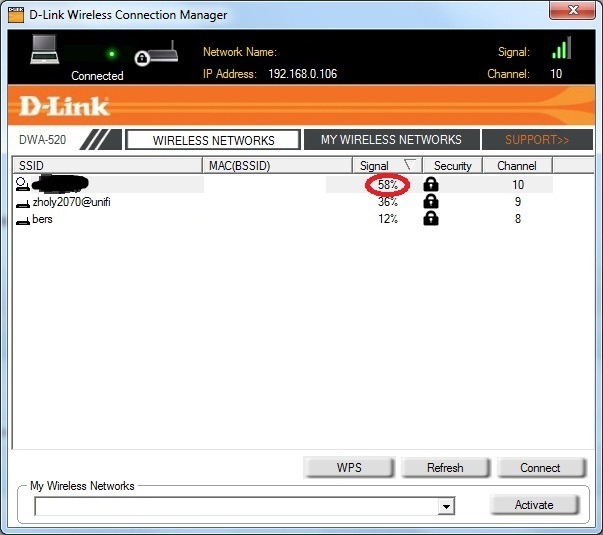 D-Link Wireless Connection Manager Software