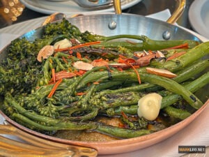 Char-grilled brocolini