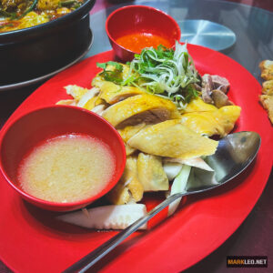 Steamed chicken