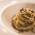 black truffle capellini